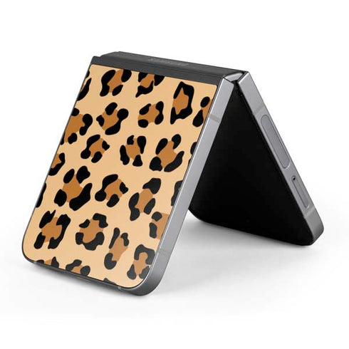 Leopard Spots Print Galaxy Z Flip6 Skin